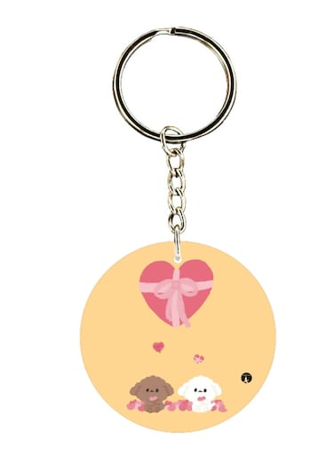 Cute Cartoon Printed Keychain