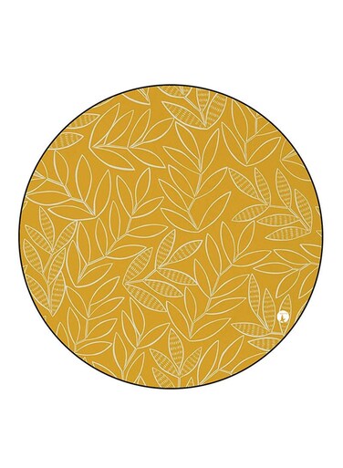 Leafs Printed Fridge Magnet Multicolour