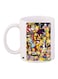 Cartoon Printed Coffee Mug White/Yellow/Blue