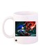 Sonic Character Printed Mug White/Red/Blue Standard Size