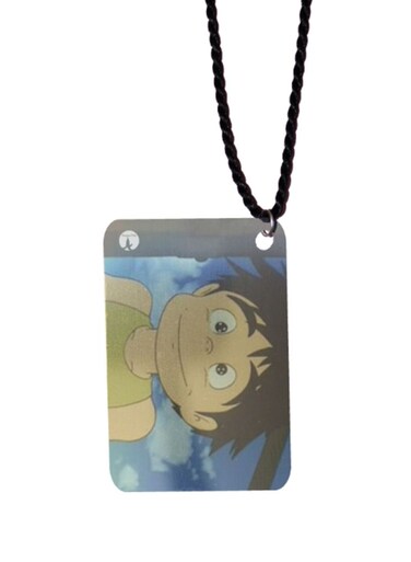 Adnan With Lina Printed Car Mirror Pendant