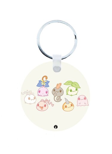 Digimon Anime Wooden Keychain