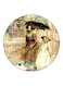 Printed Fridge Magnet Brown/Beige/Green 5.5cm