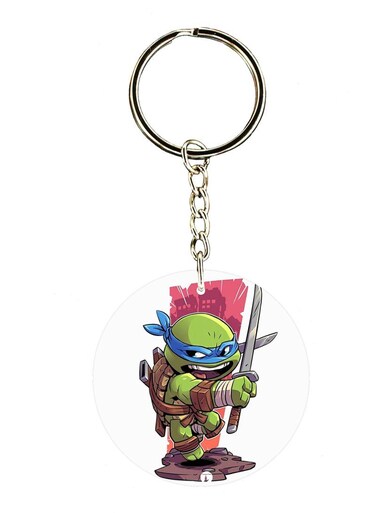 Teenage Mutant Ninja Turtles Double Side Printed Keychain
