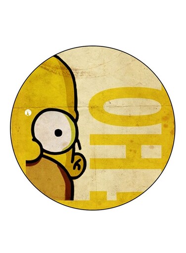 Simpsons Printed Fridge Magnet Multicolour