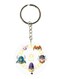 Double Side Anime Digimon Printed Keychain