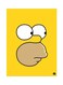 Simpsons Metal Plate Poster Multicolour 15x20centimeter