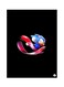Video Game Sonic Metal Plate Poster Multicolour 15x20cm