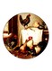 Chickens Printed Fridge Magnet Multicolour
