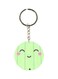 Smile Printed Double Sided Keychain