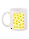 Cartoon Printed Coffee Mug White/Yellow/Black 11ounce