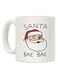 Santa Printed Coffee Mug White/Red
