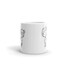 Printed Ceramic Coffee Mug White
