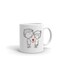 Printed Ceramic Coffee Mug White