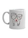Printed Ceramic Coffee Mug White