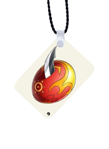 Digimon Printed Car Mirror Pendant