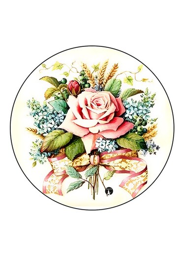 Vintage Art Printed Fridge Magnet Multicolour