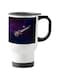 Guitar And Piano Key Printed Travel Mug Multicolour 13centimeter