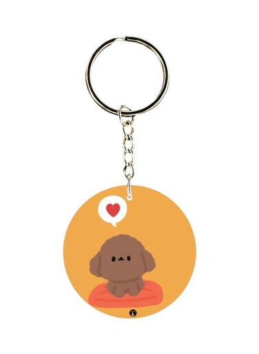 Cute Cartoon Bear Themed Keychain