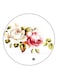 Roses Printed Fridge Magnet White/Pink/Green 5.5cm