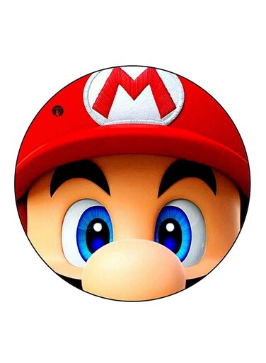 Video Game Super Mario Printed Fridge Magnet Multicolour
