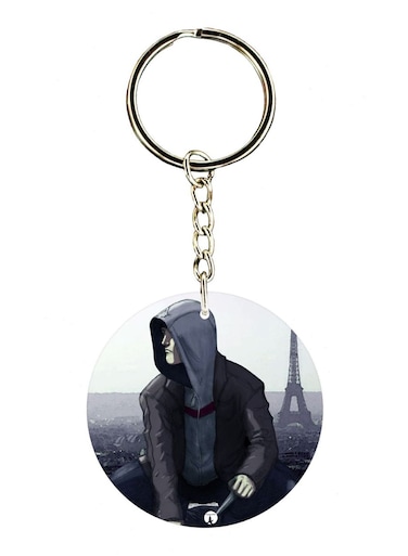 Assasins Creed Double Side Printed Keychain