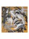 A Girl Stained With Colour Themed Canvas Painting With Frame Grey/Black/Brown 50x50cm