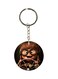Disney Character Printed Keychain Silver/Brown/Beige