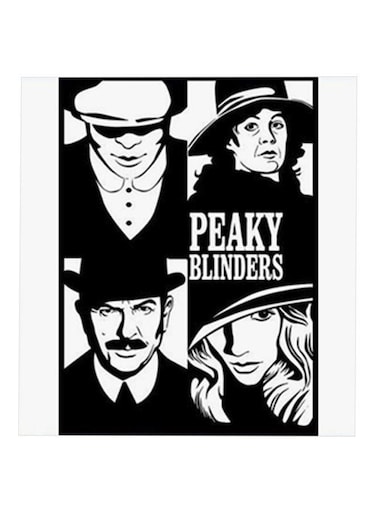 Peaky Blinders MDF Painting Multicolour 30x30centimeter