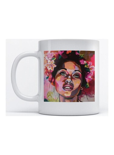 Mug Lady For Coffee And Tea White