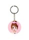 Girl Printed Dual Sided Keychain