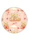 Bears Printed Fridge Magnet Round Multicolour