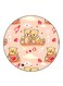 Bears Printed Fridge Magnet Round Multicolour
