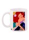 Disney Mermaid Printed Coffee Mug White/Green/Red