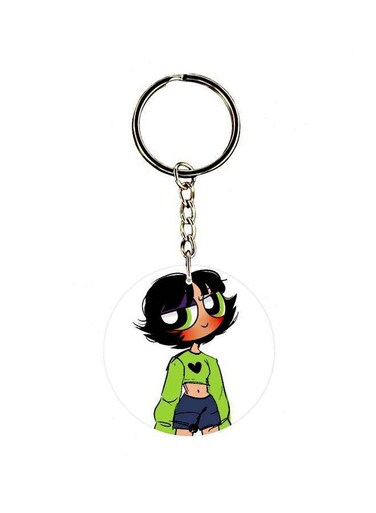 The Single Sided Character Printed Keychain