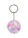 Cartoon Printed Double Sided Keychain