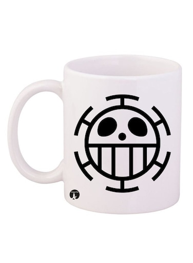 Anime One Piece Design Mug White/Black 11ounce