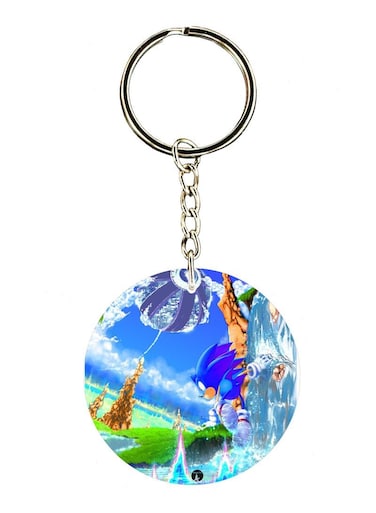 Sonic Printed Keychain