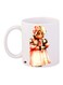 Girl Printed Coffee Mug White/Red/Green 11ounce