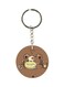 Bear Printed Dual Sided Keychain