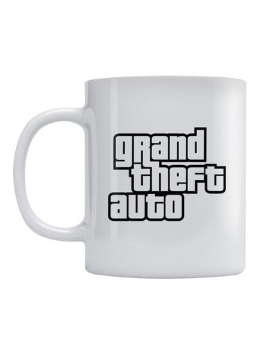 Grand Theft Auto Printed Mug White/Black