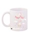 Bunny Printed Coffee Mug White/Pink/Beige 11ounce