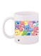 Printed Coffee Mug White/Blue/Yellow