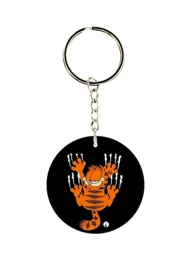 Cat Printed Keychain