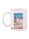 Aloha Printed Coffee Mug White/Blue/Green