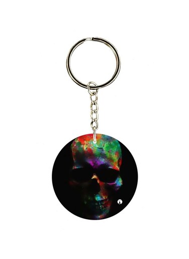 Skull Printed Keychain