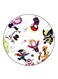 Superheroes Printed Fridge Magnet Multicolour