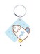 Rabbit Wooden Keychain