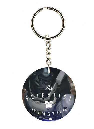 Overwatch Double Side Printed Keychain