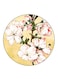 Flowers Printed Fridge Magnet Round Multicolour